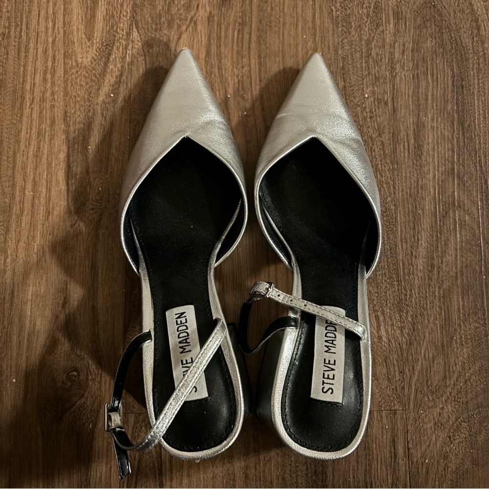 Steve Madden Silver Slingbacks - image 2